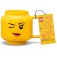 LEGO® Nagy kacsintós lány kerámia bögre 530ml