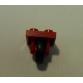 2 X 2 lapos elem + felni piros és gumi 14mm D. x 4mm (3464 / 3139)