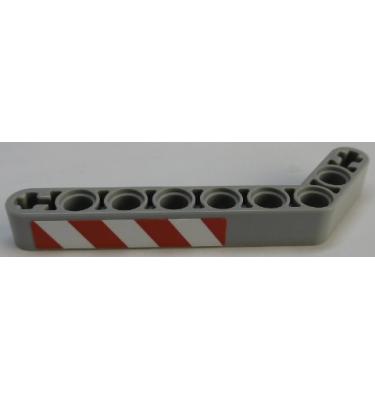 Technic hajlított emelőkar 1 x 9 - mintás/matricás