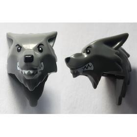 Minifigura fej, módosított - mintás/matricás™