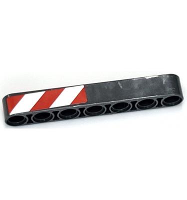 Technic emelőkar 1 x 7 - mintás/matricás