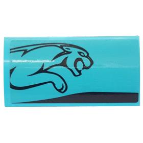 Lejtő, íves 2 x 4 x 2/3 - mintás/matricás™