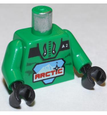 Figura felsőtest kezekkel - mintás/matricás