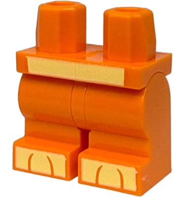 Minifigura csípő közepes lábakkal - mintás/matricás