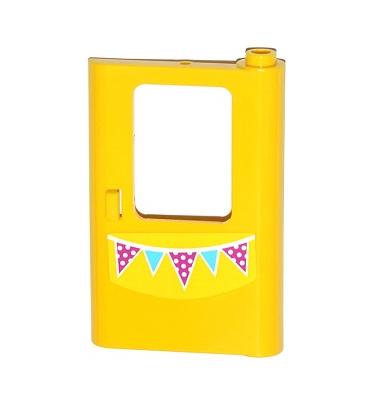 Vonat ajtó 1 x 4 x 5 (jobb) - mintás/matricás