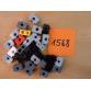 30 db technic kocka 1x2 X-lyukkal,32064