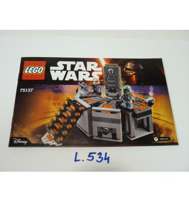 Lego Star Wars 75137 - CSAK ÖSSZERAKÁSI ÚTMUTATÓ!