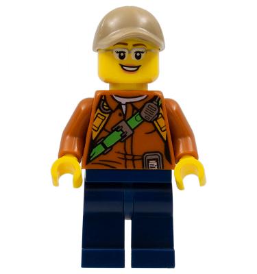 Dzsungelkutató nő minifigura