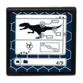 Jelzőtábla 2 x 2 - mintás/matricás™
