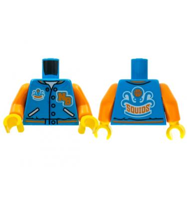 Figura felsőtest kezekkel - mintás/matricás