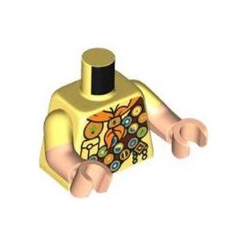 Figura felsőtest kezekkel - mintás/matricás™