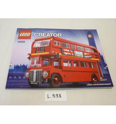 Lego Creator 10258 - CSAK ÖSSZERAKÁSI ÚTMUTATÓ!