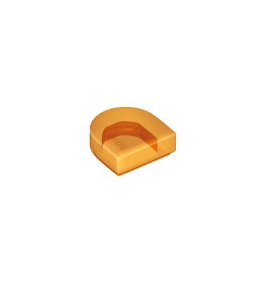 1 x 1 csempe elem, félkör