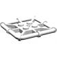 2 x 2 lapos elem kerettel