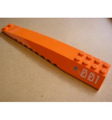 Lejtős elem 16 x 4 - mintás/matricás