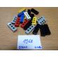 Technic elem 1x4 oldalán 3 lyukkal 3701 - 20 db