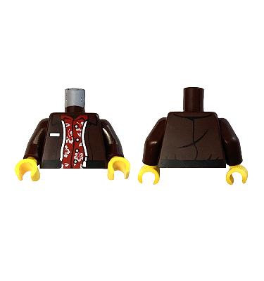 Figura felsőtest kezekkel - mintás/matricás