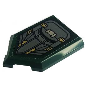 Ötszögű csempe 2 x 3 - mintás/matricás™