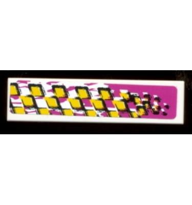 Csempe 1 x 4 - mintás/matricás