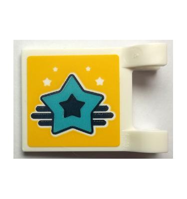 Zászló 2 x 2 - mintás/matricás