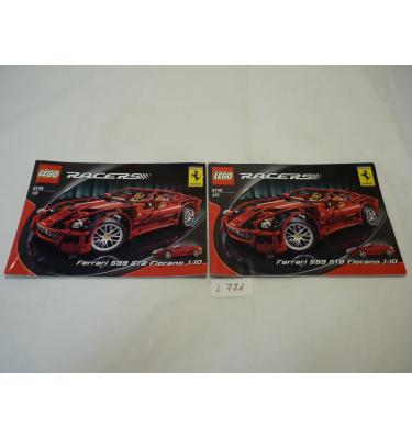 Lego Racers 8145 - CSAK ÖSSZERAKÁSI ÚTMUTATÓ!