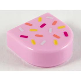 1 x 1 csempe elem, félkör - mintás/matricás™