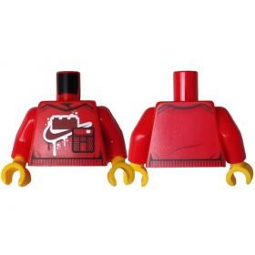 Figura felsőtest kezekkel - mintás/matricás™