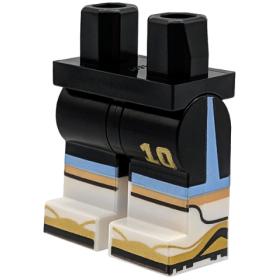 Minifigura láb - mintás/matricás™