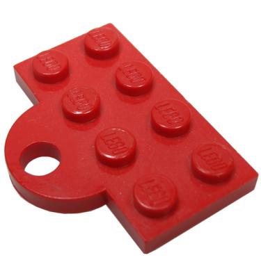Módosított lapos elem 2 x 4 (vonatcsatlakozó)