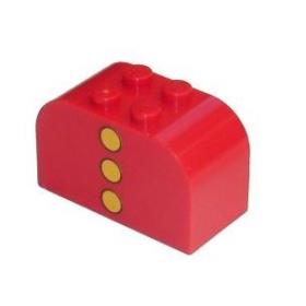 Módosított kocka 2 x 4 x 2 - mintás/matricás™