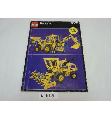 Lego Technic 8862 - CSAK ÖSSZERAKÁSI ÚTMUTATÓ!