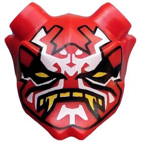 Minifigura maszk (Ninjago, Oni) - mintás/matricás™