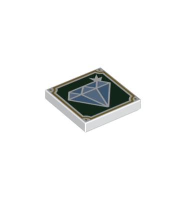 Csempe 2 x 2 - mintás/matricás