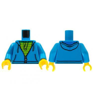 Figura felsőtest kezekkel - mintás/matricás