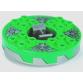 Forgótányér 6 x 6 (Ninjago Spinner) - mintás/matricás