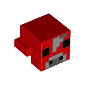 1 x 2 módosított lapos elem - Minecraft gombatehén fej™