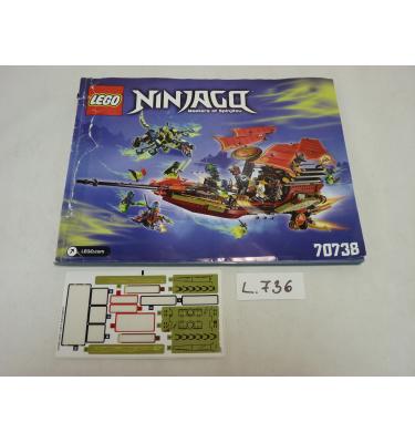 Lego Ninjago 70738 - CSAK ÖSSZERAKÁSI ÚTMUTATÓ!