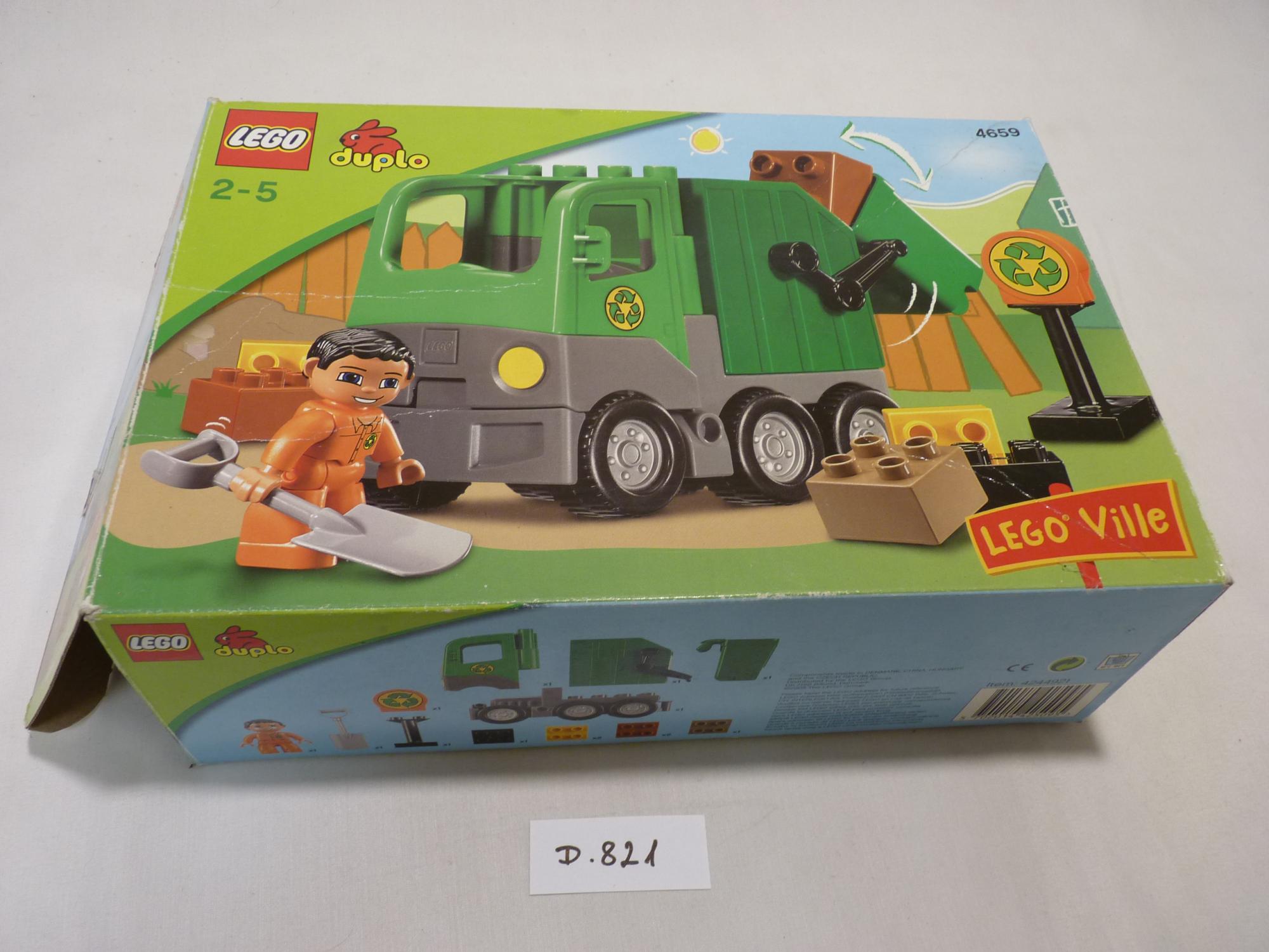 Lego Duplo 4659 CSAK URES DOBOZ Kockafalu