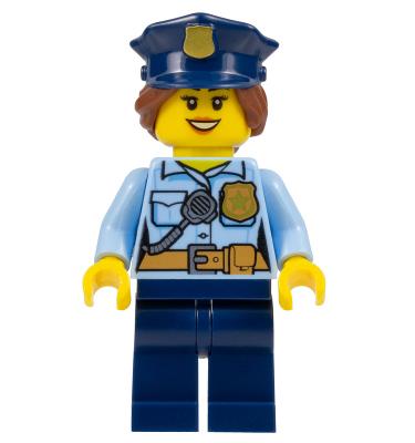 Rendőrnő minifigura