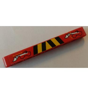 Technic emelőkar 1 x 9 - mintás/matricás