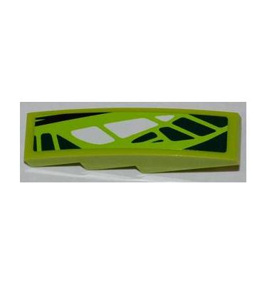 Lejtő, íves 4 x 1 - mintás/matricás