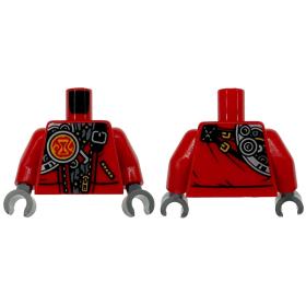 Figura felsőtest kezekkel - mintás/matricás™