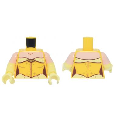 Figura felsőtest kezekkel - mintás/matricás