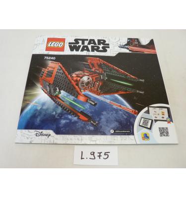 Lego Star Wars 75240 - CSAK ÖSSZERAKÁSI ÚTMUTATÓ!
