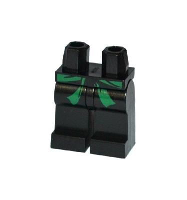 Minifigura csípő és lábak - mintás/matricás