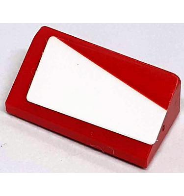 Lejtő 30° 1 x 2 x 2/3 - mintás/matricás