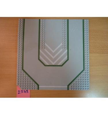 Szürke 32x32 út alaplap építőlap erősen használt