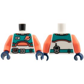 Figura felsőtest kezekkel - mintás/matricás™