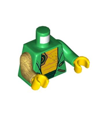 Figura felsőtest kezekkel - mintás/matricás