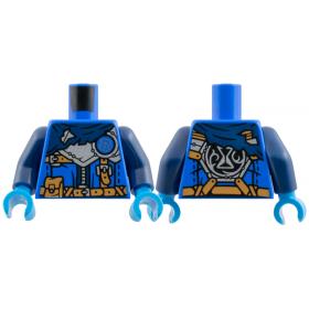 Figura felsőtest kezekkel - mintás/matricás™